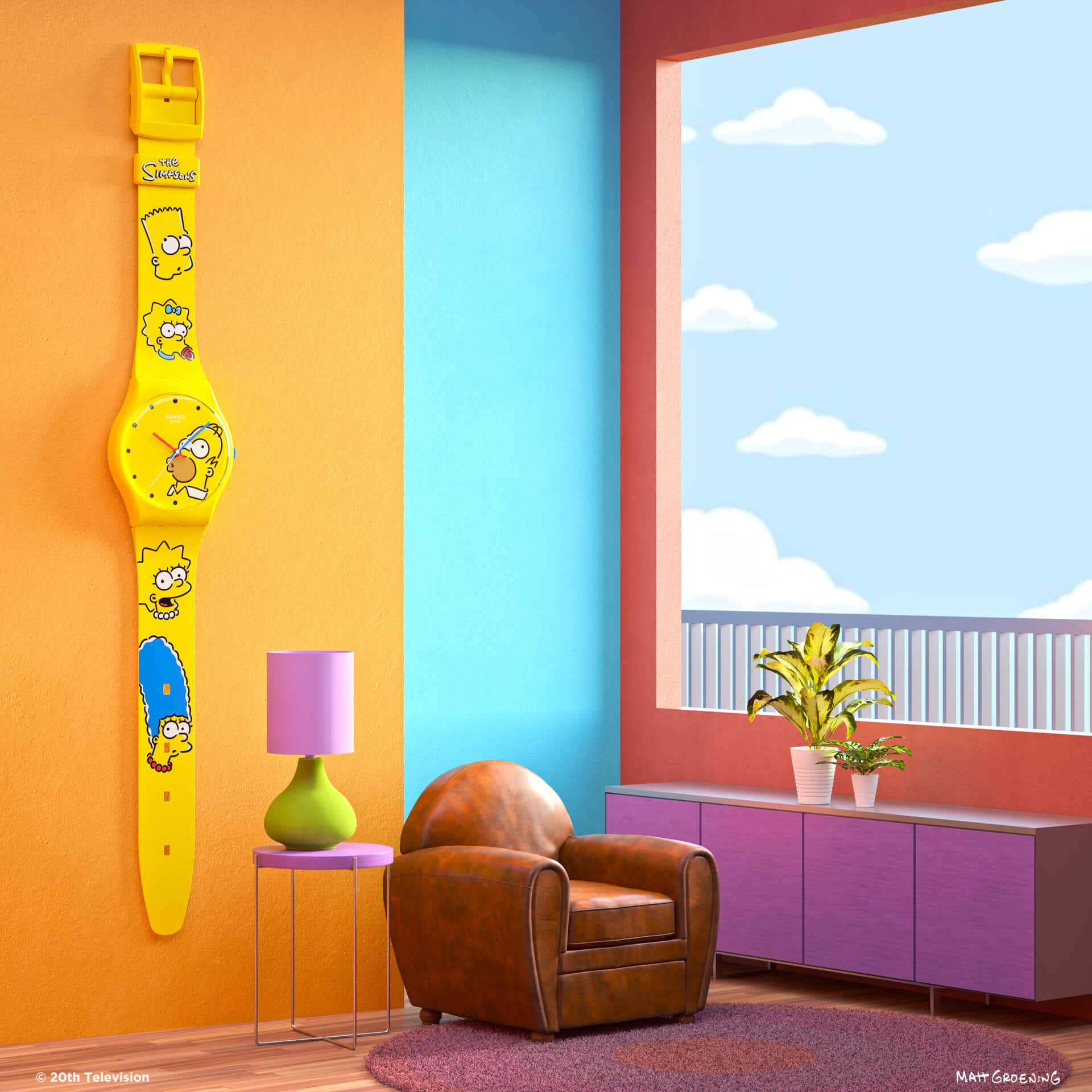 "THE SIMPSON FAMILY MAXI" Gallery Image #1